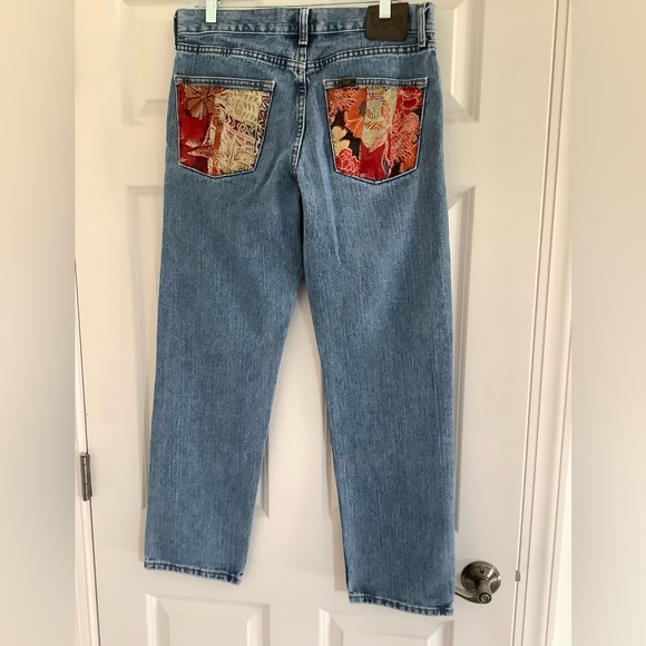 Vintage Up Cycled Lee Jeans Size 32 x 30 - Picture 4 of 8